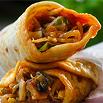 Tandoori Aloo Kathi Roll